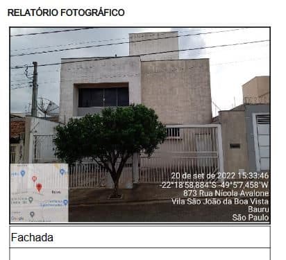 RUA NICOLA AVALONE, N. 8-67, QUADRA 08, LOTE I, BAURU