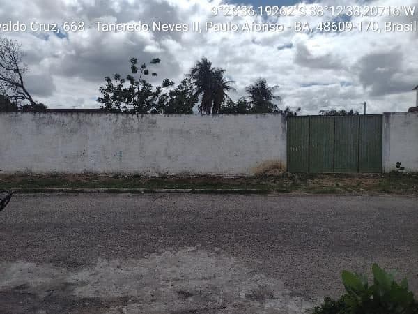 RUA OSVALDO CRUZ, N. 210, QD 47,LT 28, PAULO AFONSO