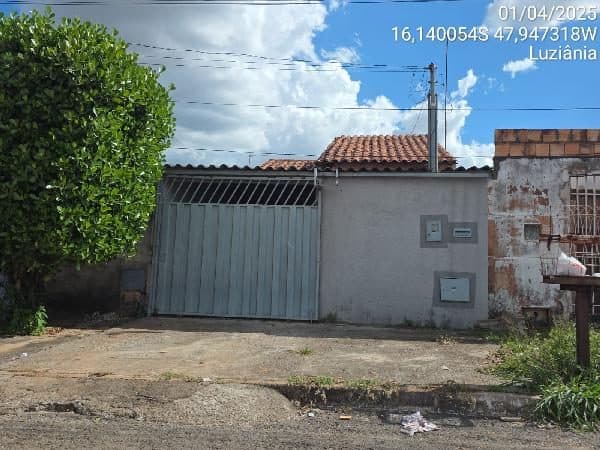 RUA URBANO DE MOURA LIMA QUADRA 121, N. SN, LT 46 CS 01, LUZIANIA