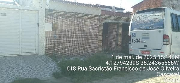 RUA SAO SACRISTAO FRANCISCO JOSE DE OLIVEIRA, N. 618, QD 19 LT 10, CASCAVEL