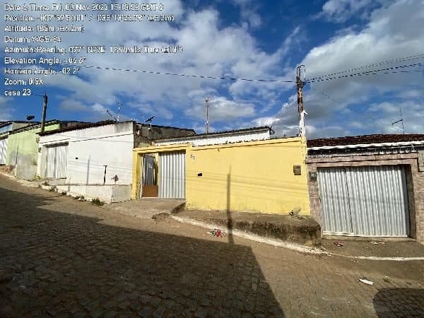 RUA PROJETADA G, N. SN, QD F CS 23, CHA DE ALEGRIA