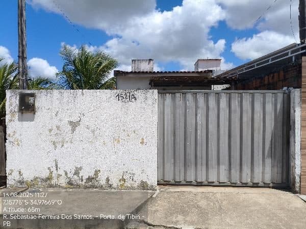 RUA SEBASTIAO FERR SANTOS (ANTIGA RUA PROJETADA), N. 152A, LT 32A QD 04C, SANTA RITA
