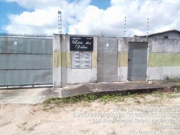 RUA MANOEL CABRAL DE ALMEIDA, N. 107, CS 01 LT C QD 23 LOT HORIZONTES, MACAIBA