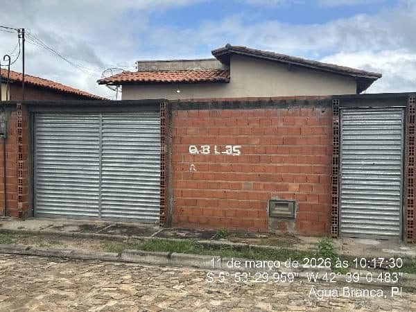 AVENIDA MARIA DE SOUSA, N. SN, LT 25, QD B,, AGUA BRANCA