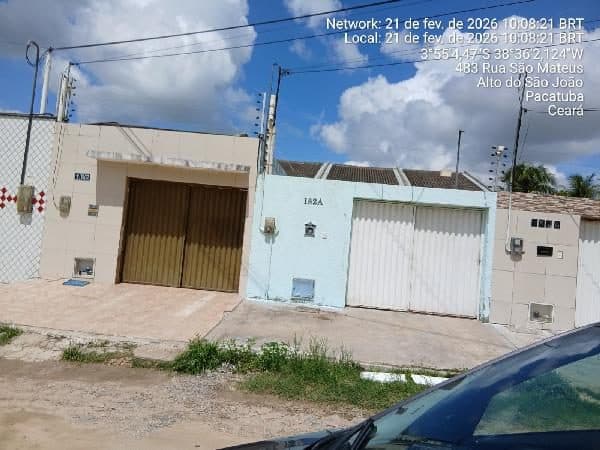 RUA SAO MATEUS, N. 182A, LT 13 QD 99, PACATUBA