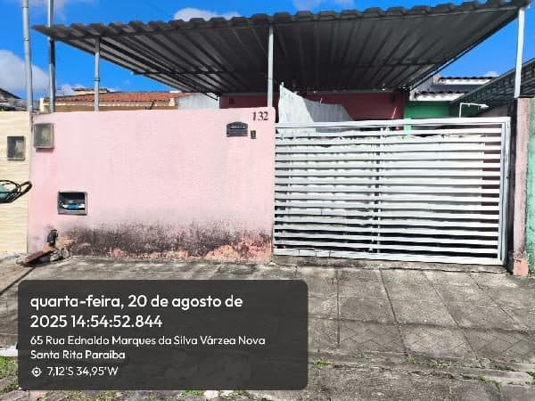 EDNALDO MARQUES DA SILVA, N. 132, QD B LT 27, SANTA RITA