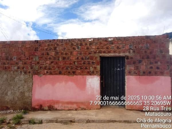 RUA 21, N. 22, LOT 22, QD X, CHA DE ALEGRIA