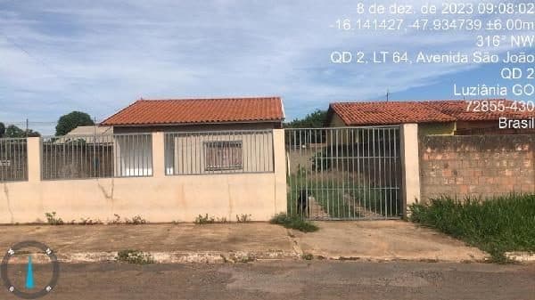 VIA PUBLIC SEM DENOMINACAO, N. SN, CS 02 LT 65, LUZIANIA