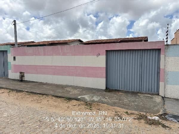 RUA CIDADE DE LOUSADA, N. 312, LT 52 QD 03, EXTREMOZ