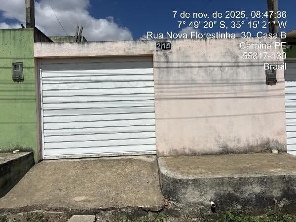 RUA JABUTICABEIRA, N. 215, LT 10 QD B, CARPINA