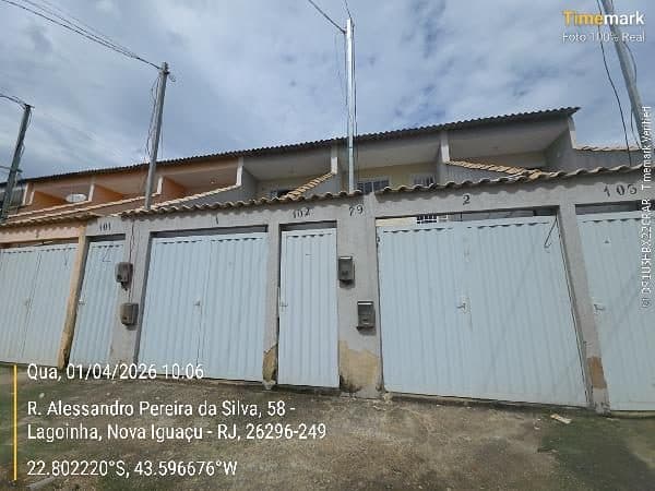 RUA  ALESSANDRO PEREIRA DA SILVA, N. 79, Apto 101, LT 08 QD D, NOVA IGUACU
