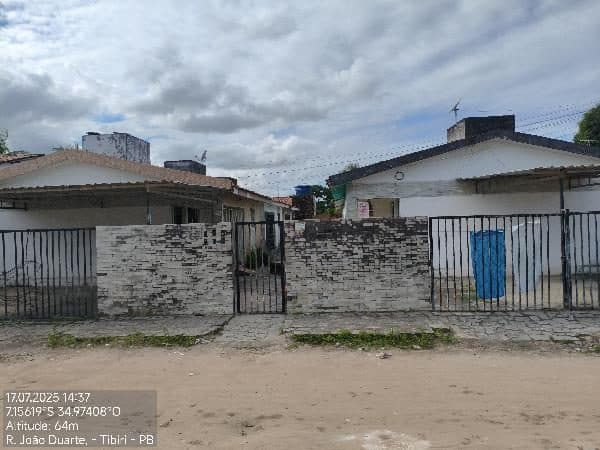 RUA JOAO DUARTE, N. 260, NR 103 LT 35-A QD 4-A, SANTA RITA