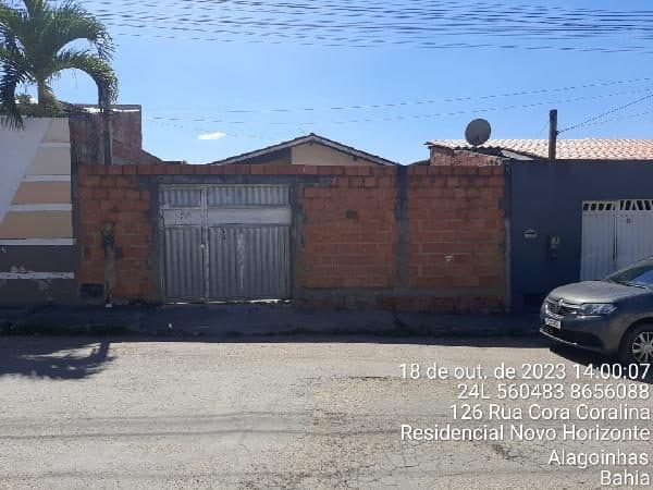 RUA CORA CORALINA, N. 139, QD 11, LT 24, ALAGOINHAS