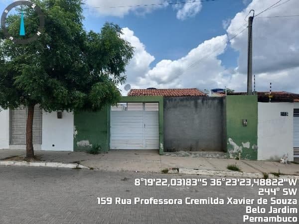 RUA PROFESSORA CREMILDA XAVIER DE SOUZA, N. 159, LT 03 QR 24, BELO JARDIM