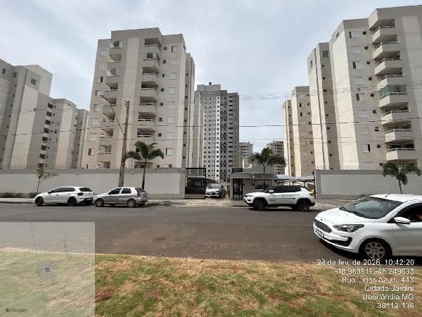 RUA CASTELA, N. 24, Apto 308, 3º PAV, BL 03, VAGA 224, UBERLANDIA