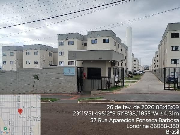 RUA APARECIDA FONSECA BARBOSA, N. 57, Apto 303, BL 07 VG 185, LONDRINA