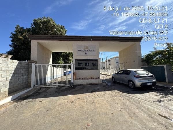 RUA 8, N. SN, Apto 202, BL 23, CH 37, QD 08, VALPARAISO DE GOIAS