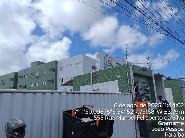 RUA MANOEL FELISBERTO DA SILVA, N. 555, Apto 201, BL D, JOAO PESSOA