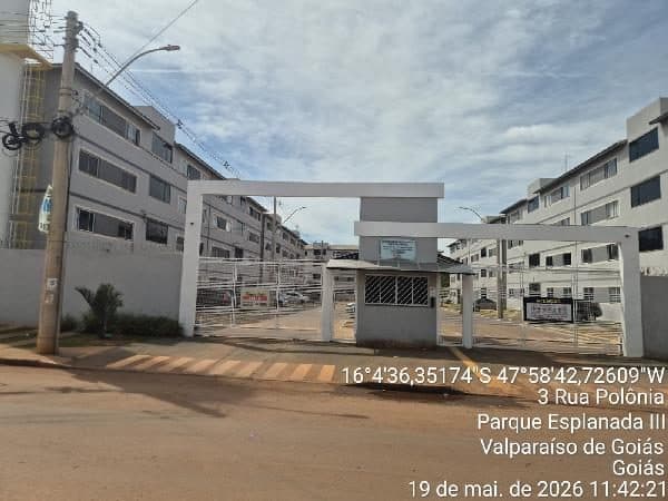 RUA GRECIA, N. SN, Apto 101, BL I 1 PAV LT 01 QD 06, VALPARAISO DE GOIAS