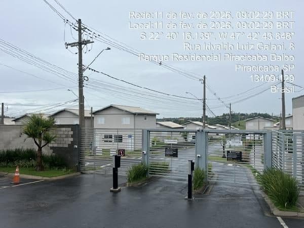RUA IDVALDO LUIZ GALANI, N. 140, CS 361 QD K, PIRACICABA