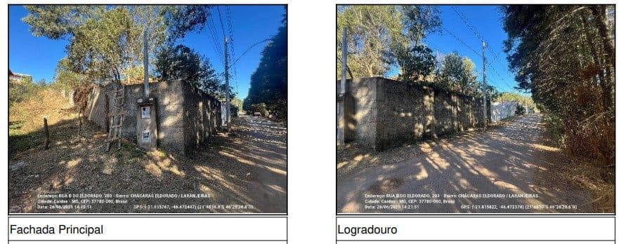 RUA EXISTENTE (ATUAL RUA B DO ELDORADO), N. 203, QUADRA A, LOTE 09, CALDAS