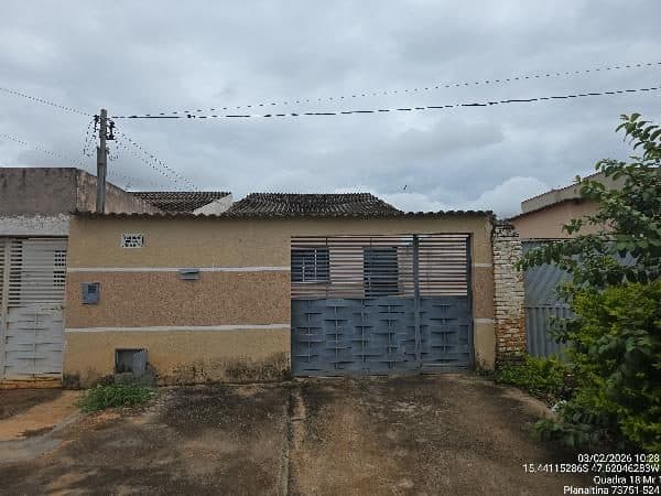 QUADRA 18, N. SN, CASA 34, RUA B, PLANALTINA