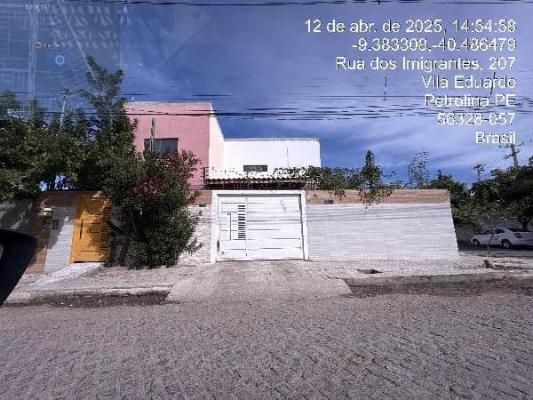 RUA DOS IMIGRANTES, N. 207, LT15 QD 66 LOT VILA EDUARDO, PETROLINA