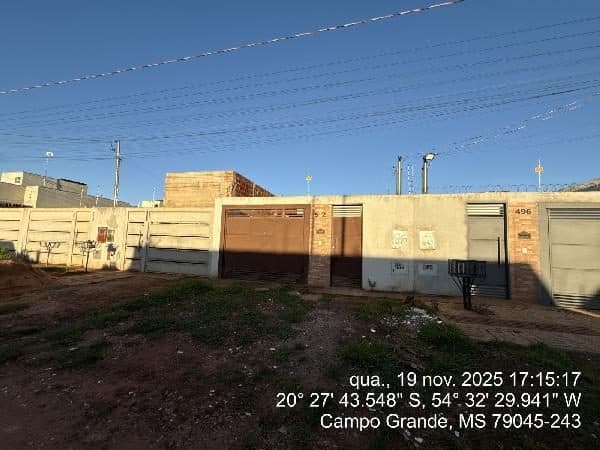 RUA DAS LARANJEIRAS, N. 502, CS 01 LT 10 QD 78, CAMPO GRANDE