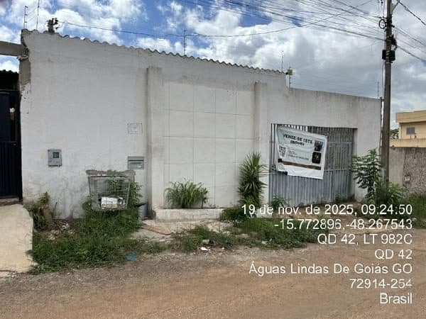 RUA 33, N. SN, LOTE 982B QD 42, AGUAS LINDAS DE GOIAS