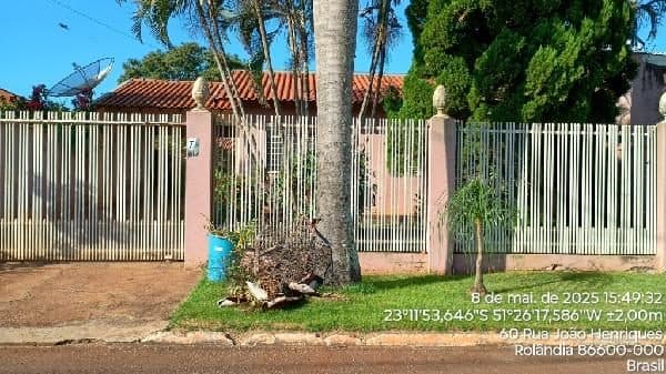 VIELA UM, N. SN, QD 18, LT 10, ROLANDIA