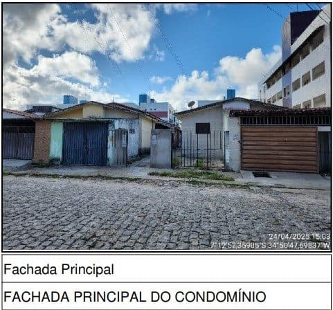 RUA ALCIDES RIBEIRO DA SILVA, N. 38, CS 106, JOAO PESSOA