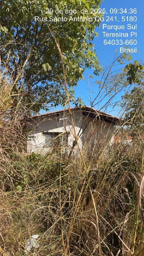 RUA OTACILIO FORTES, N. 5235, LT 11 QD 20, TERESINA