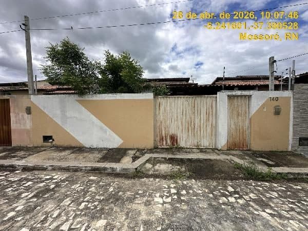 RUA CORONEL JOAO PESSOA, N. 140, LT 444 QD 35, MOSSORO