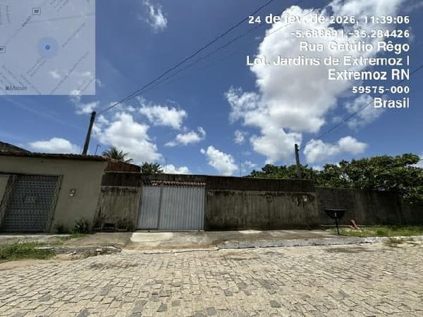RUA RIO GUAJIRU (ANTIGA RUA PROJETADA), N. SN, LT 103 QD 04, EXTREMOZ