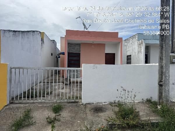 RUA DR. JOSÉ GABRIEL, N. 21, CASA 21 LOTE 04, ITABAIANA
