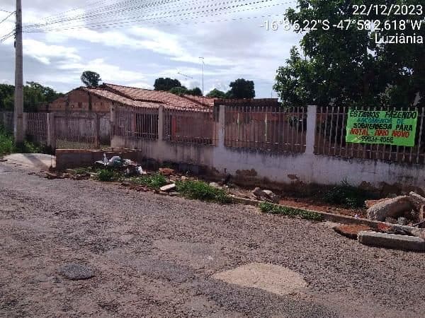 RUA LEME, N. SN, QD 07, LT 11, CS 09, LUZIANIA