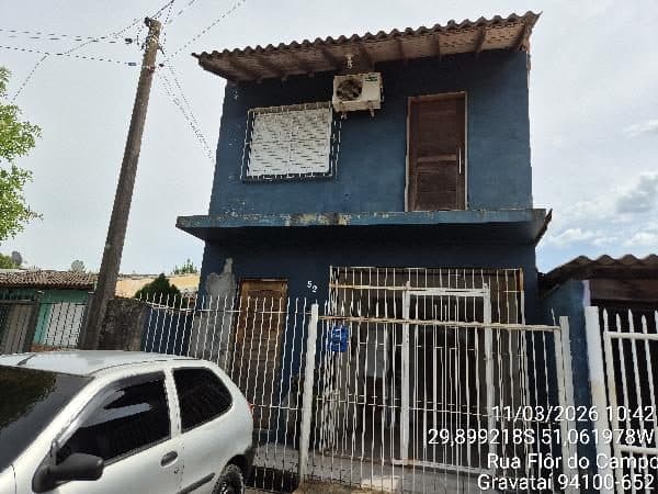 RUA FLOR DO CAMPO, N. 52, CS 02 LT 03 QD J, GRAVATAI