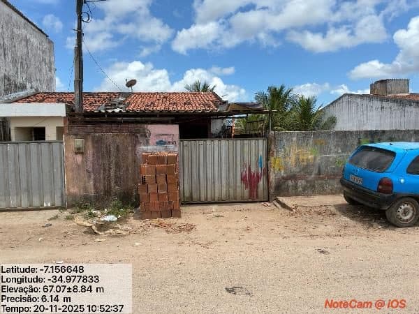 RUA SEBASTIÃO FERREIRA DOS SANTOS, N. 331A, LT 63-A, QD 03-C, SANTA RITA