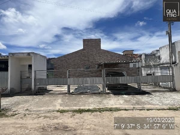 RUA ESTUDANTE FELYPE DE MELO FREIRE, N. 62, LT 36 QD 11, SANTA RITA