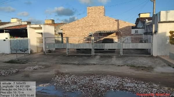 RUA ESTUDANTE FELYPE DE MELO FREIRE, N. 62, LT 36 QD 11, SANTA RITA