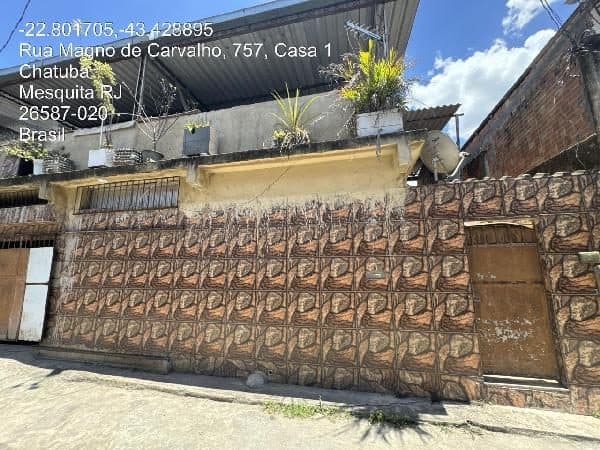 RUA MAGNO DE CARVALHO, N. 757, CS 08 LT 23, MESQUITA