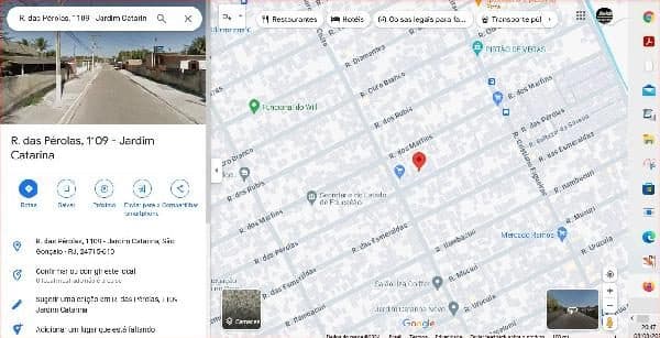 RUA DAS PEROLAS, N. 1109, CS 05, SAO GONCALO