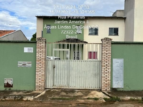 RUA PIRANHAS, N. SN, Apto 101, TERREO LT 25 QD 28, AGUAS LINDAS DE GOIAS