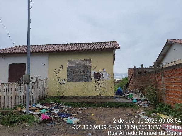 RUA MARCOS MARTINS, N. 68, ST 04 QD 077 LT 037, JAGUARAO