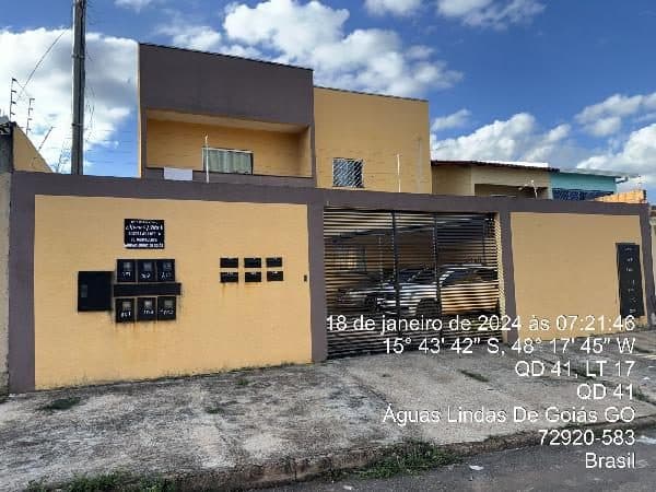 VIA DE ACESSO, N. SN, Apto 203, 1 PAV LT 18 QD 41, AGUAS LINDAS DE GOIAS