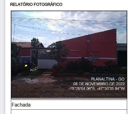 RUA CONSOLAÇÃO, N. S/N, QUADRA 43, LOTE 08, CS 08, PLANALTINA