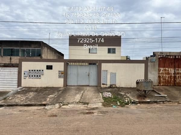 RUA 8, N. SN, Apto 103, QD 106A, LT 13, CJ A, AGUAS LINDAS DE GOIAS