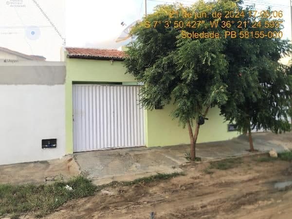 RUA JOSE PAULO FILHO, N. 340A, LT 7 QD PL, SOLEDADE