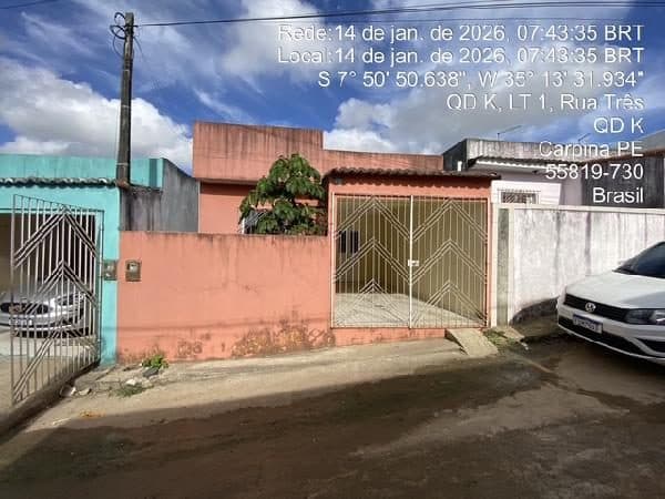 RUA PROJETADA 3, N. 214, QD CO VIA ACESSO DO COND ALAMEDA PARAI, CARPINA