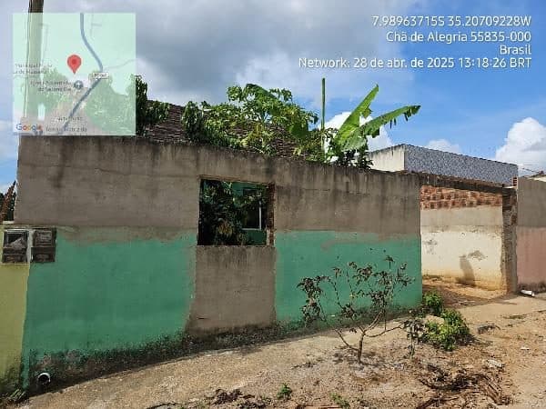 RUA PROJETADA R13, N. SN, LT 04, QD V, CHA DE ALEGRIA